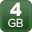 Registrazione su memoria interna 4GB